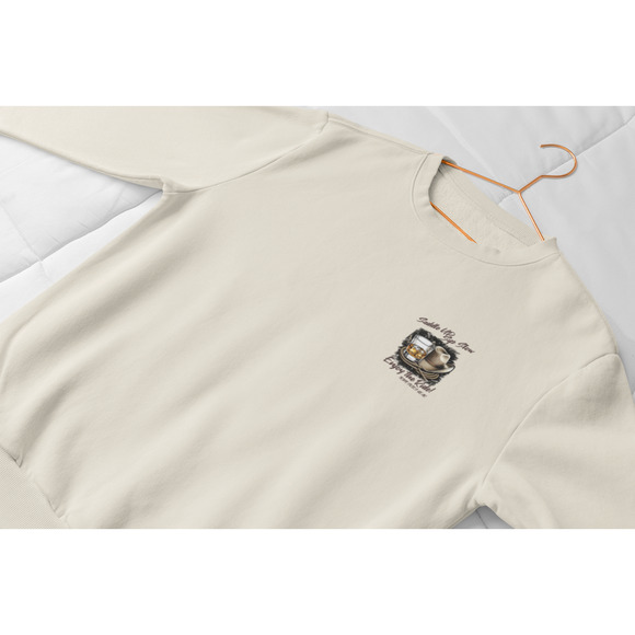 Whiskey Adventures Enjoy The Ride Graphic Lo Sleeve Pullover Crewneck Sweatshirt - Picture 6 of 7